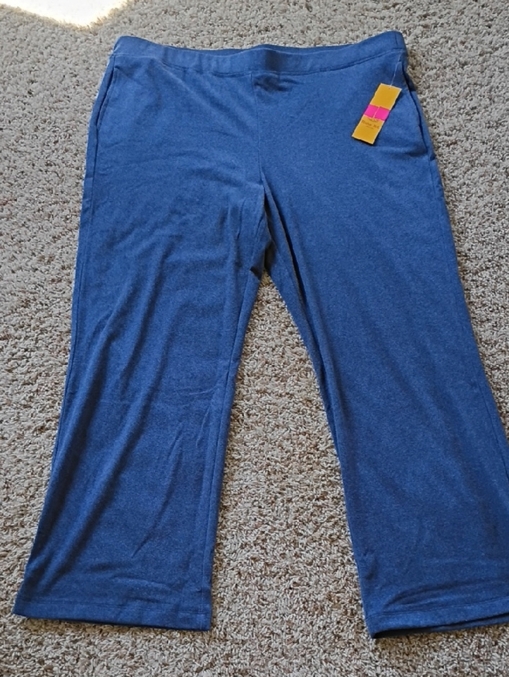 Ruby Rd. Indigo Wide-Leg Knit Pants